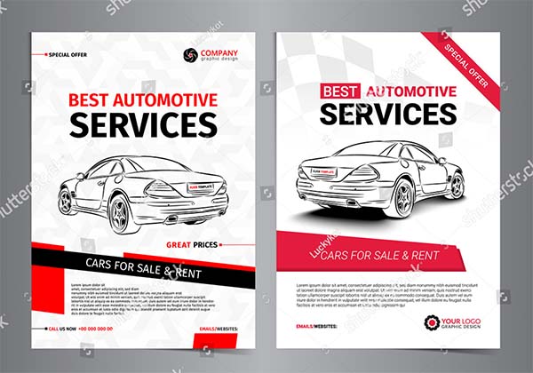 Automotive Services Layout Templates