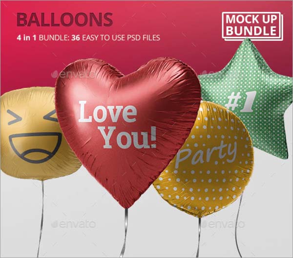 Balloon Mockup Bundle