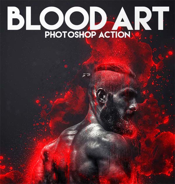 Blood Art Photoshop Action