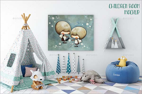 Children Room Mockup