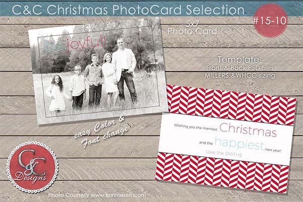 Christmas Photo Card Design