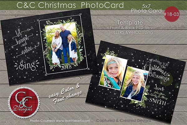 Christmas Photo Card Format