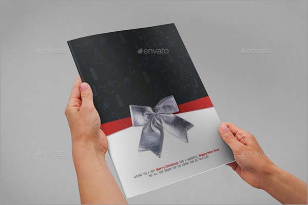 Christmas Photo Greeting Card Template