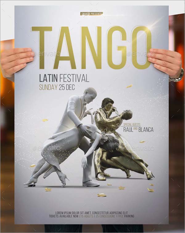 Dance Latin Festival Flyer Template