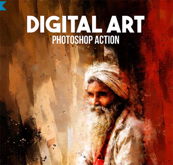 Digital Art Photoshop Action Design