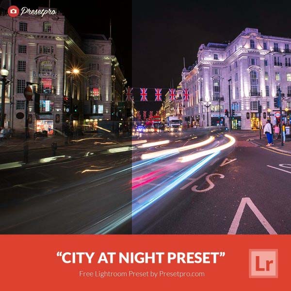 Free Lightroom Preset City at Night