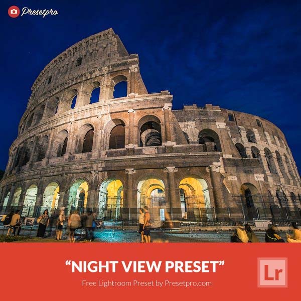 Free Lightroom Preset Night View
