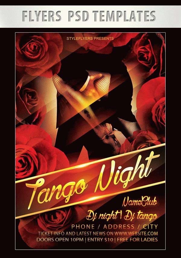 Free Tango Night Flyer