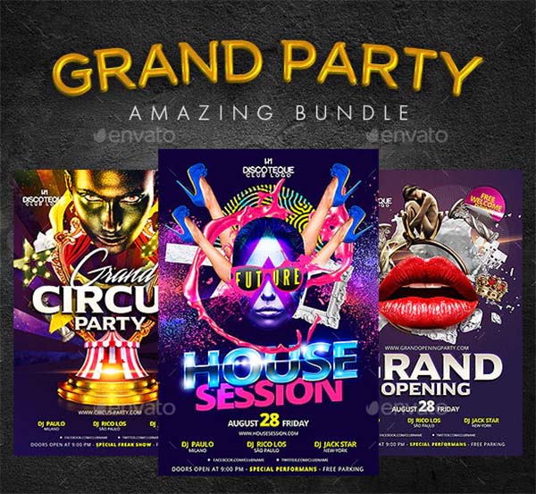 Grand Opening Amazing Bundle Flyers