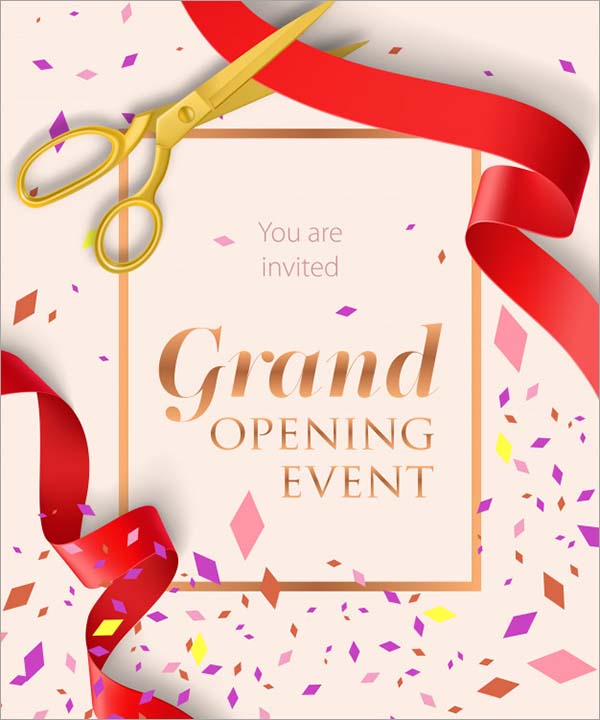 Grand Opening Event Free Flyer Template