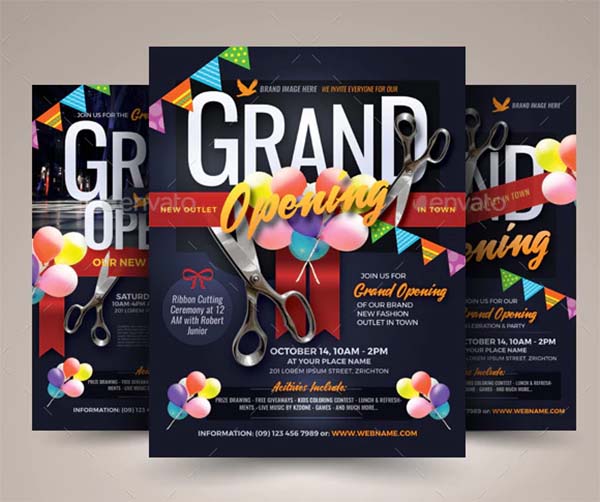 Grand Opening Flyer Templates