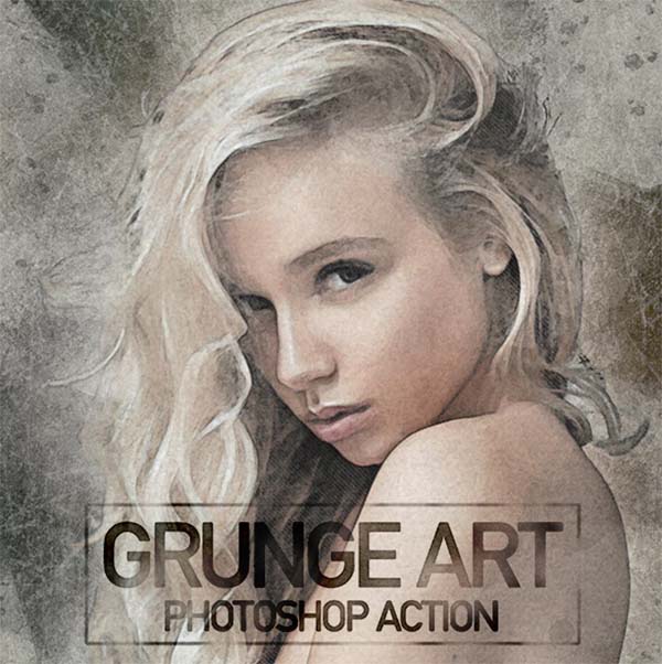Grunge Art Photoshop Action