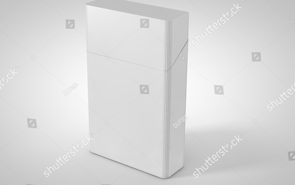 Illustration Cigarette Pack Mockup