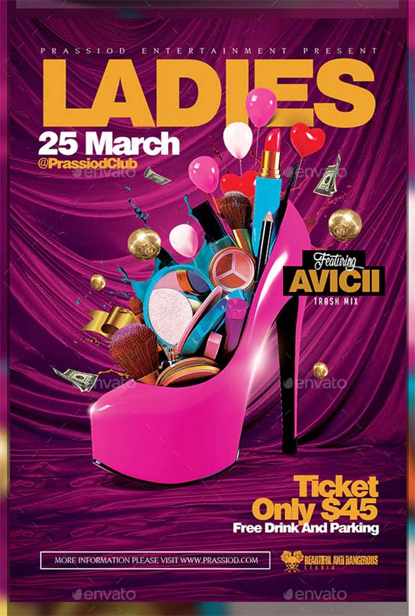 Ladies Flyer Template