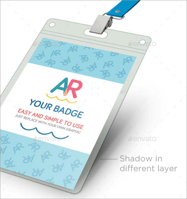 Lanyard & Badge Mockup