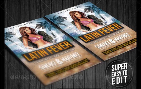 Latin Fever Flyer Template