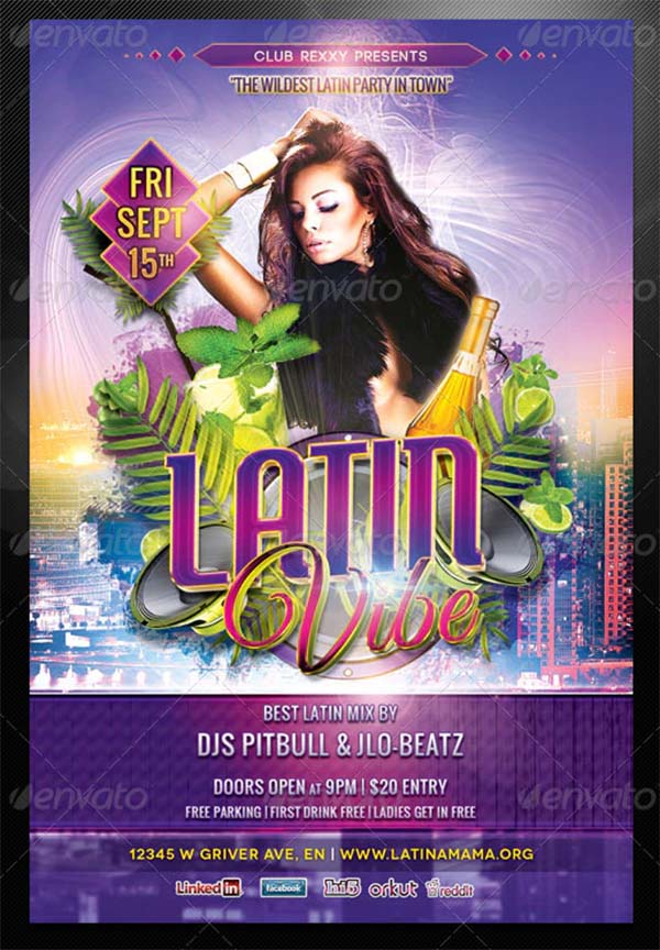 Latin Vibe Flyer Template