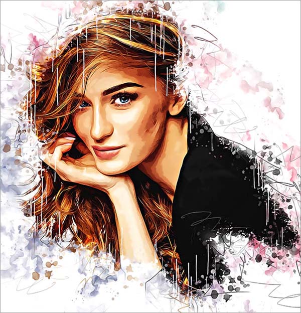 Mixed Art Photoshop Action File