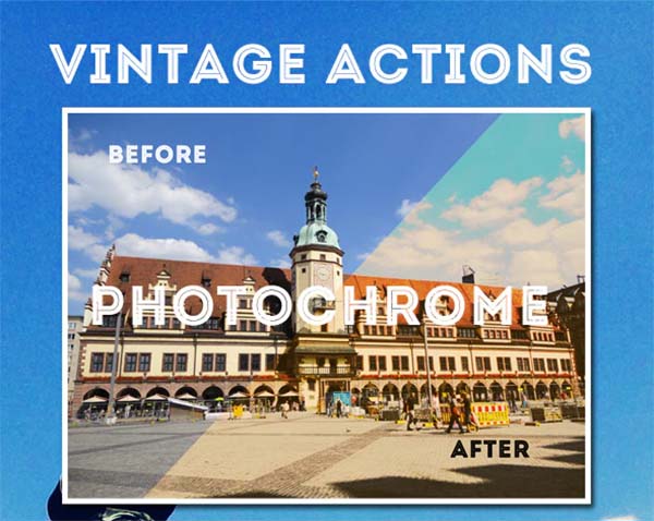 Photoshop Vintage Actions Set