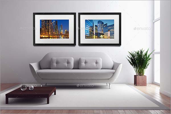 Room Frame Mockup Template
