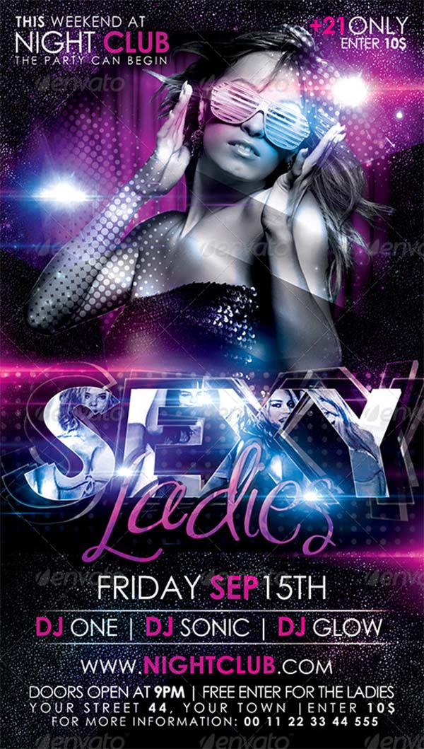 Sexy Ladies Flyer Template