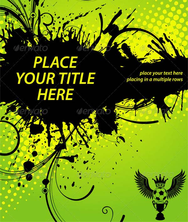 Soccer Ball Poster Template