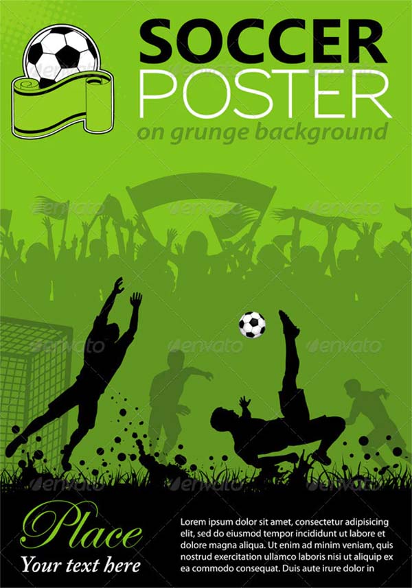 Soccer EPS Poster Template