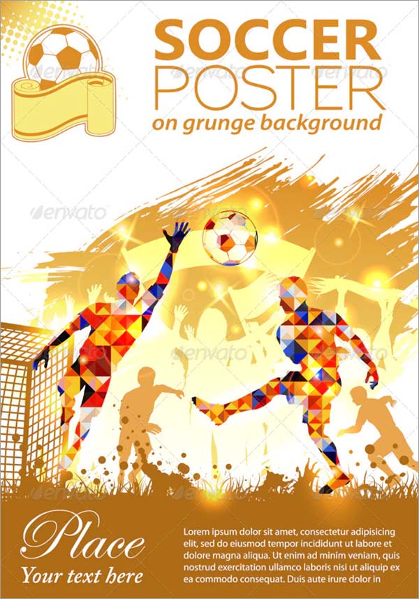 Soccer PSD Poster Design