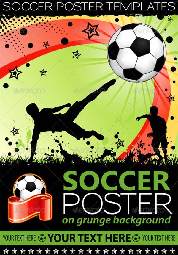 Soccer Poster Design Template