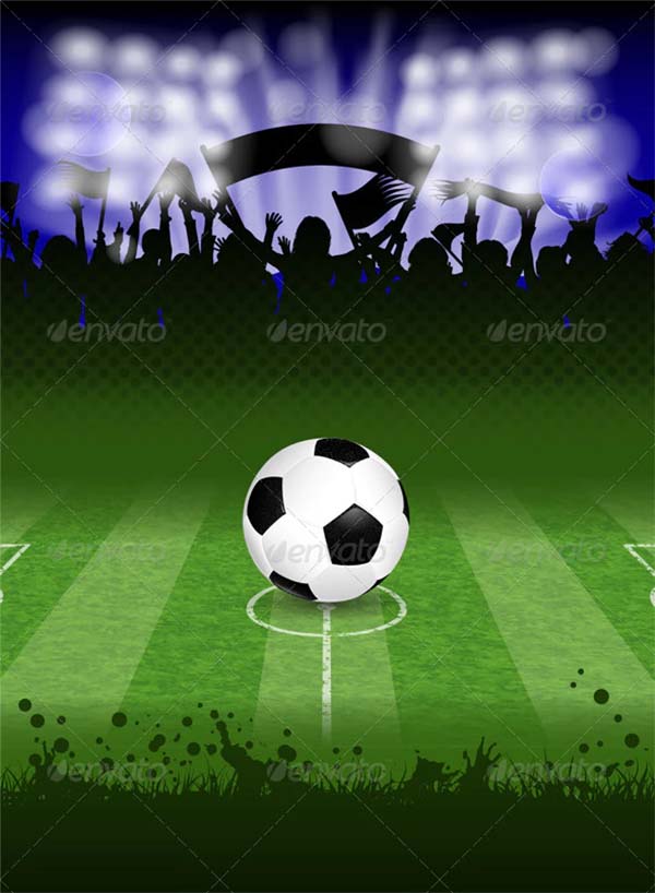 Soccer Poster PSD Design