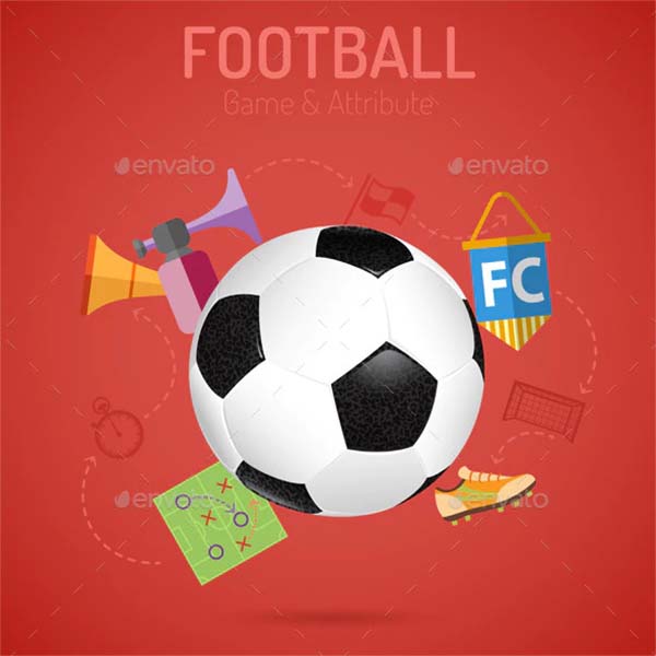 Soccer Poster Vector Design