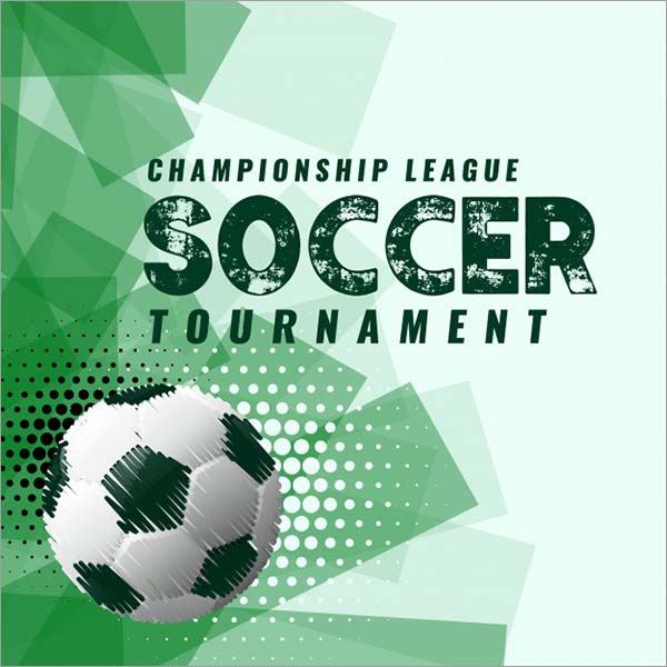 Soccer Tournament Free Poste Template
