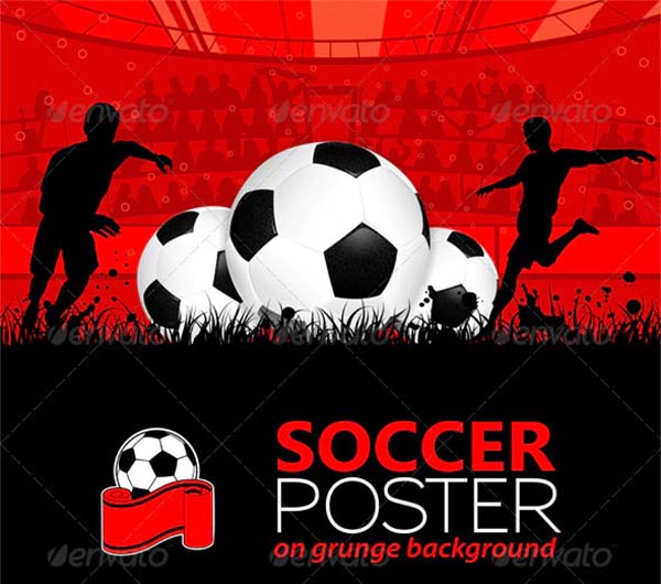 Soccer Vector EPS Poster Template