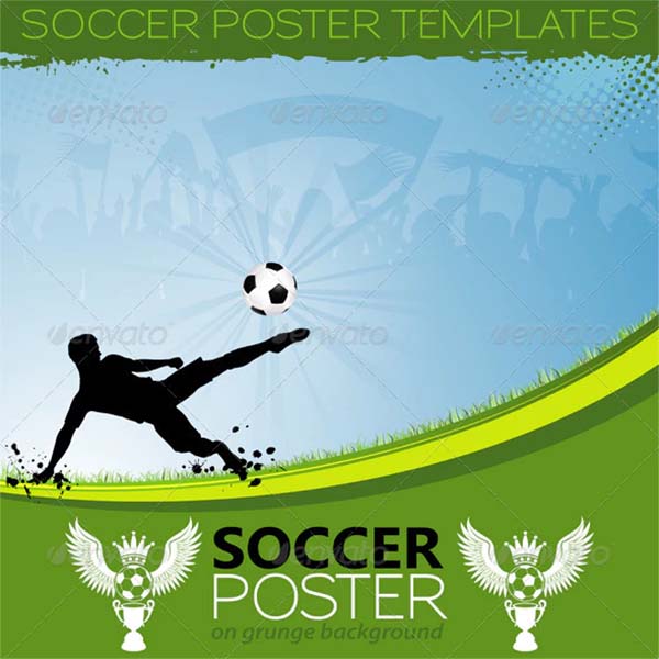 Soccer Vector Poster Template