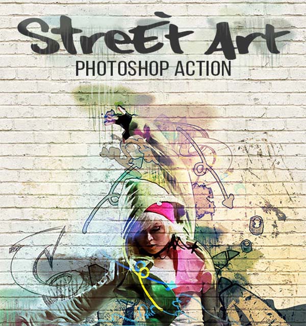Street Art Photoshop Actions Design