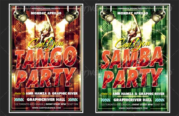 Talent Dance Show Flyer Template