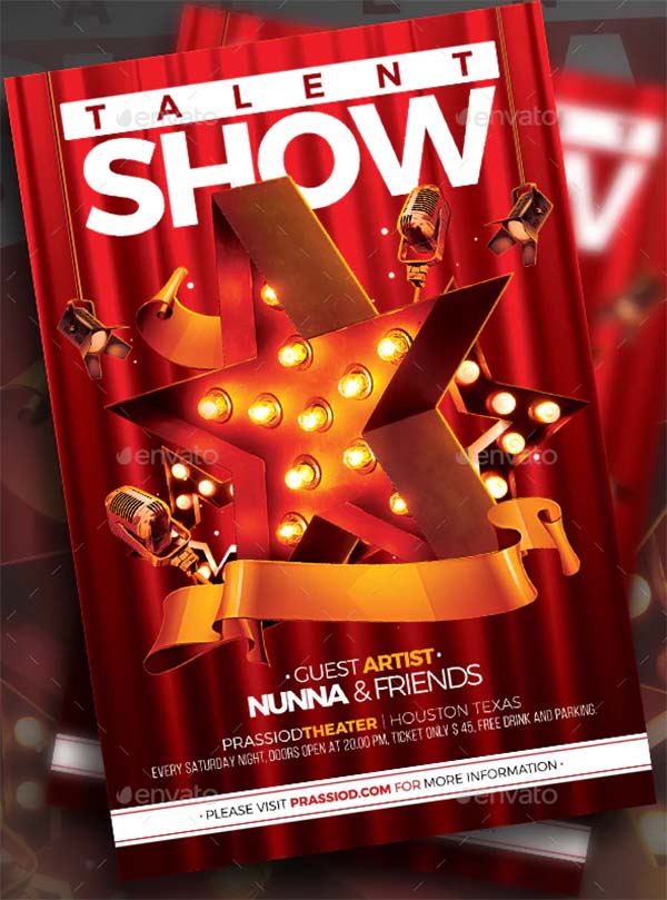 Talent Show Flyer Templates