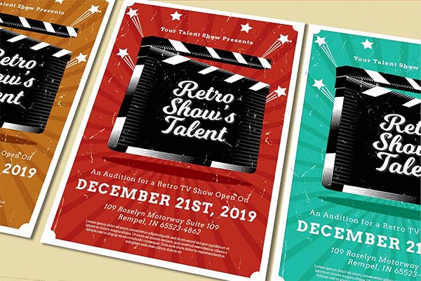 Talent Show PSD Flyer Design