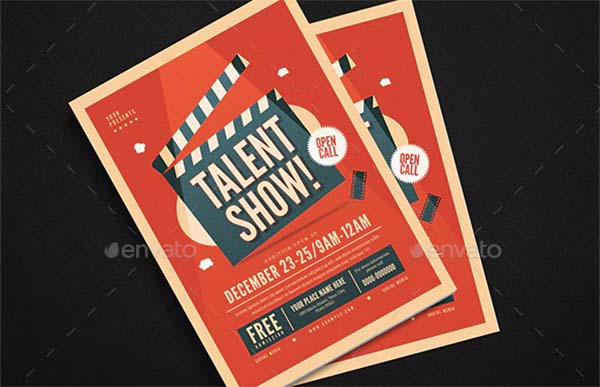 Talent Show PSD Flyer Template