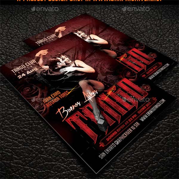 Tango Party Flyer Template
