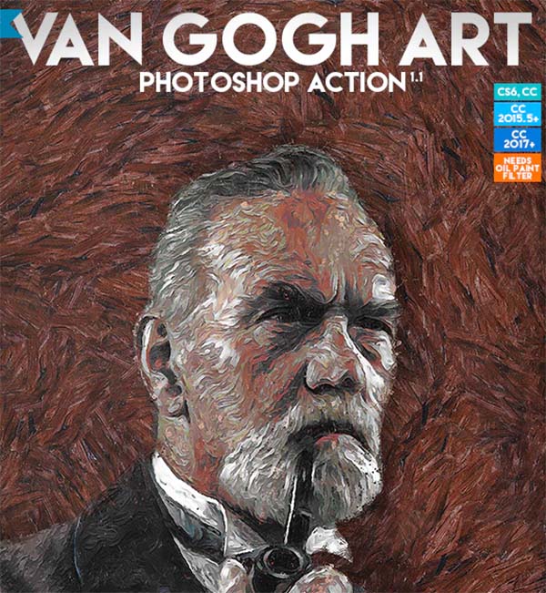 Van Gogh Art Photoshop Action