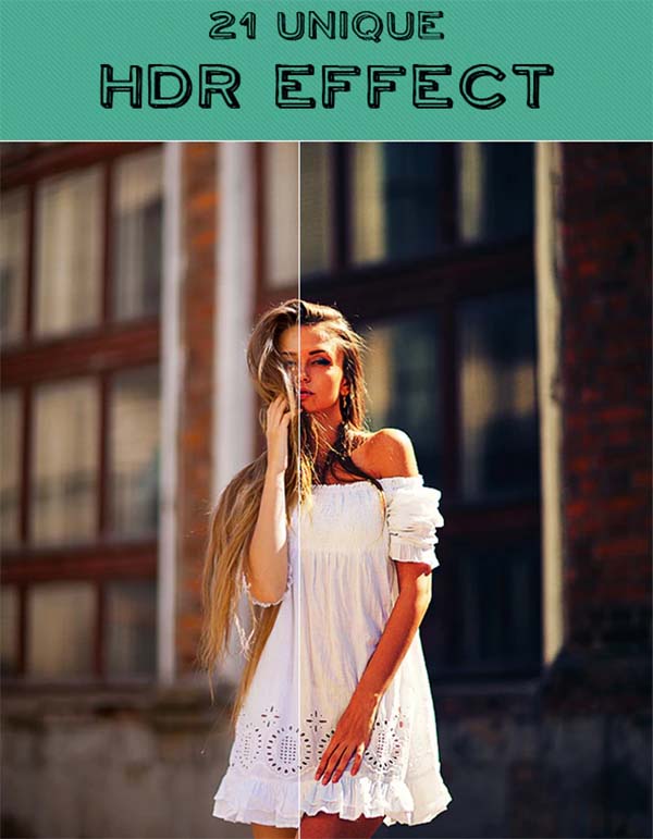 21 HDR Photoshop Action
