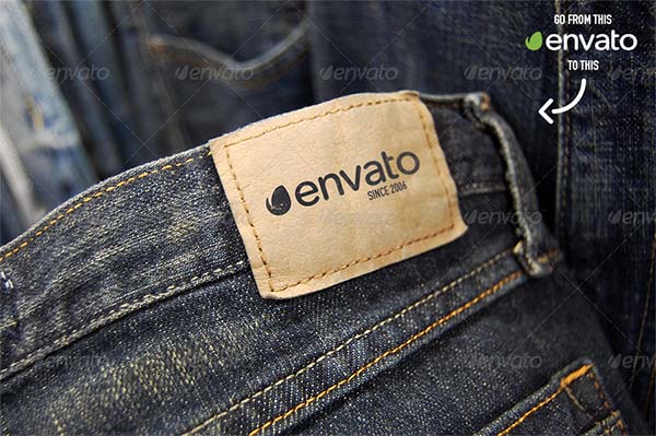 Apparel Lable Tag Mock Ups