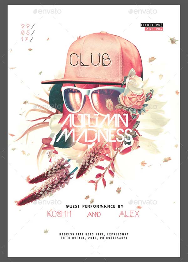 Autumn Madness Poster and Flyer Template