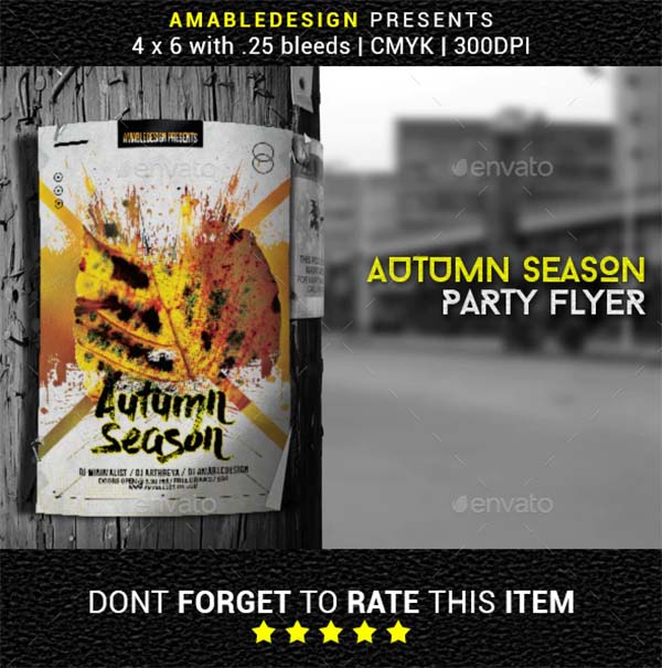 Autumn Season Flyer and Poster Template