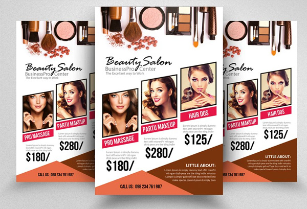 Beauty Salon Flyer Template