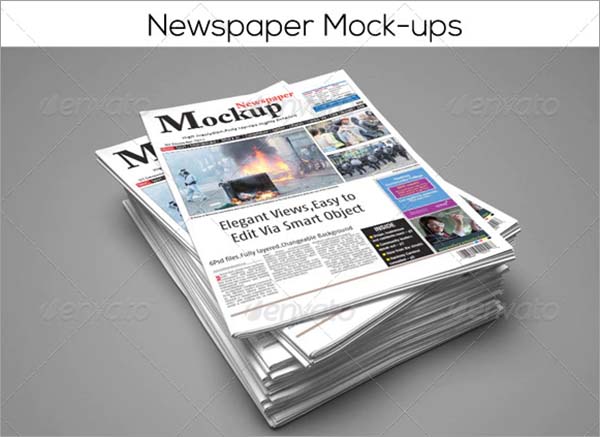 Branding Newspaper Mock-Up