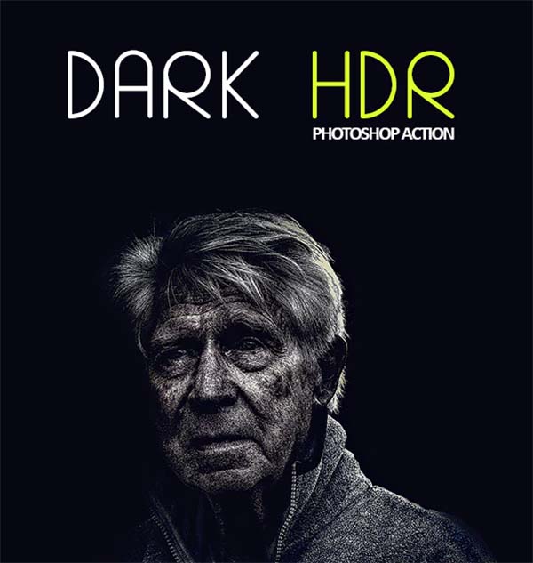 Dark HDR PSD Actions