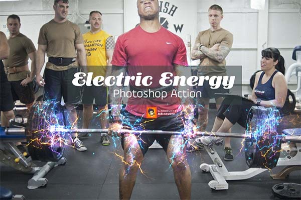 Electric Energy Photoshop Action