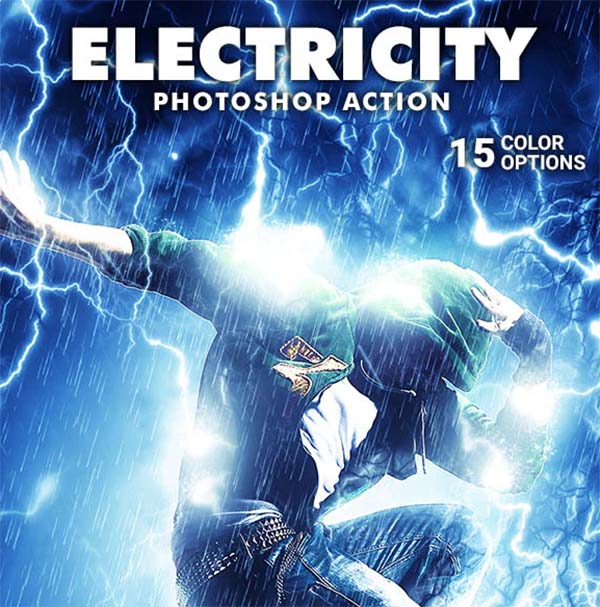 Electricity Photoshop, ATN Action